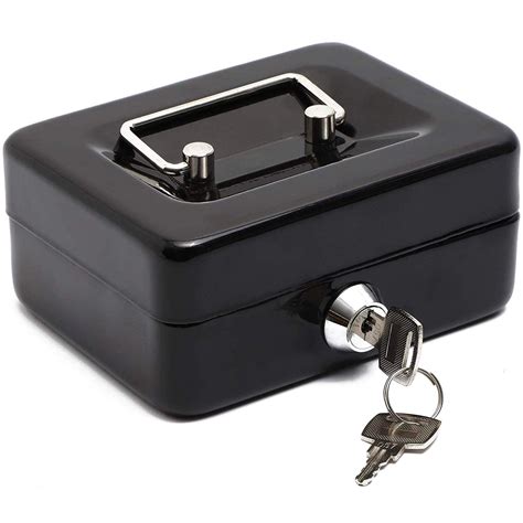 steel money saving box|lock box for cash.